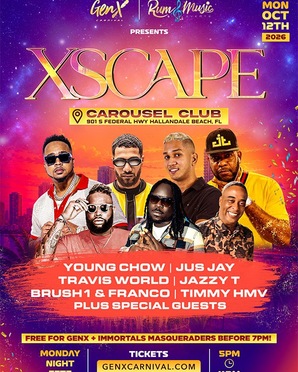 XSCAPE: The Ultimate Monday Cool Down Fete 2026