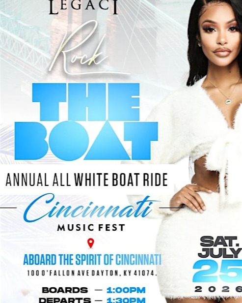 Rock The Boat Annual All White Boat Ride Party Cincinnati Music Fest 2026