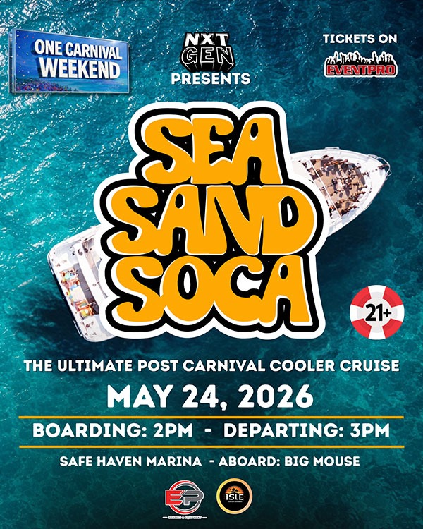 Sea Sand Soca Post Carnival Cooler Cruise 2026