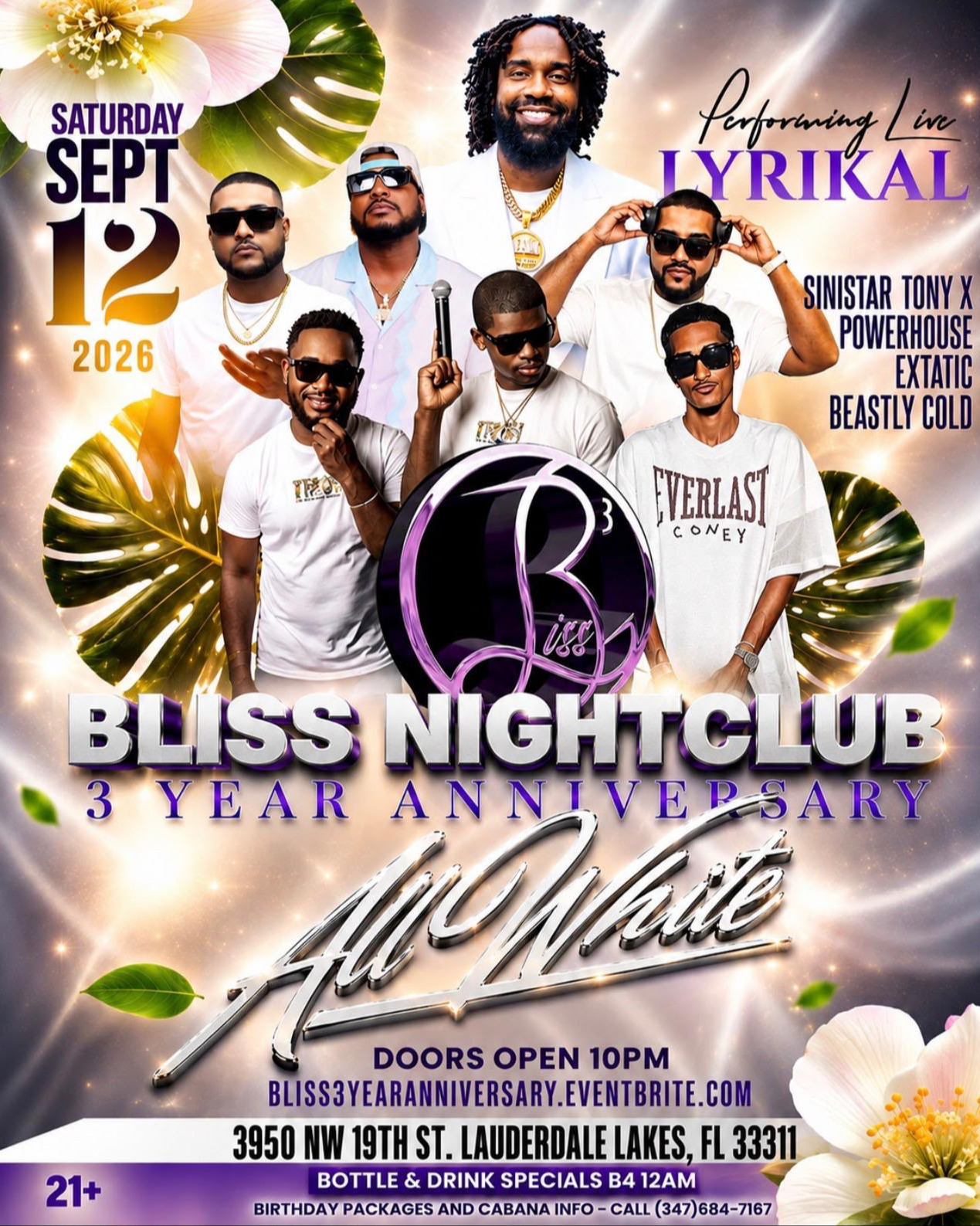 Bliss Nightclub 3 Year Anniversary ft. Lyrikal